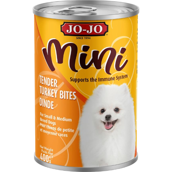 JO-JO ADULT MINI TURKEY BITES 400G